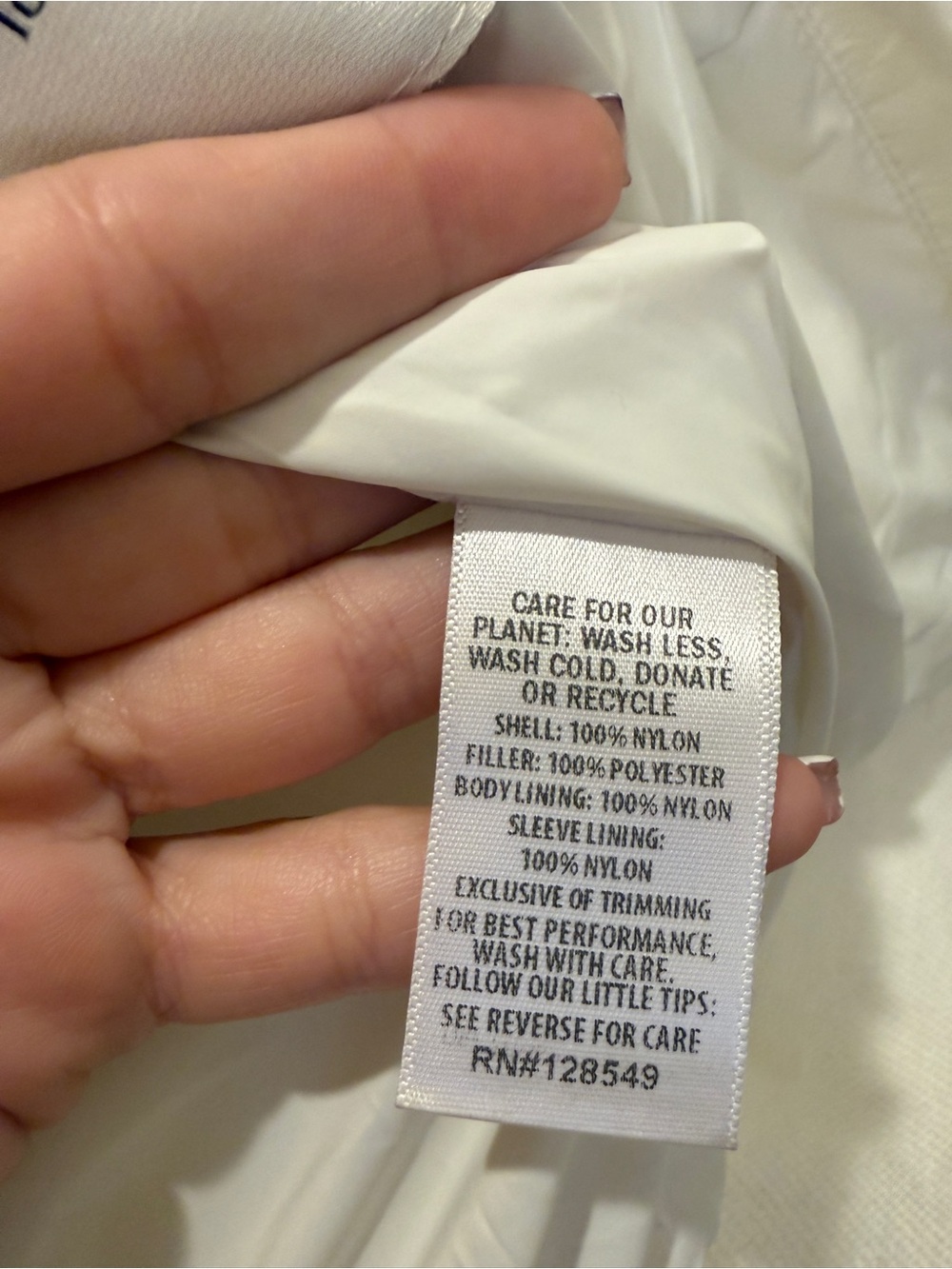 Aviator Nation 5 Stripe Puffer Jacket - White (Size Medium - NWOT) - Picture 13 of 15